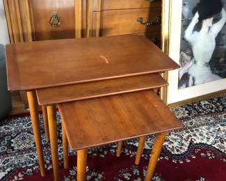 Mid century nesting tables
