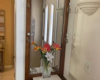 ANTIQUE COAT RACK ENTRY WAY