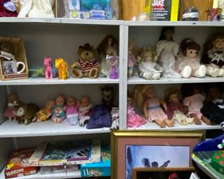 Plenty of vintage toys.