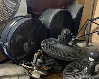Industrial grade fans.