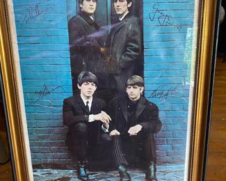 Signed Beatles picture