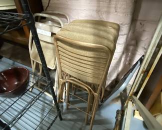 Vintage folding chairs.
