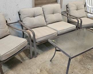 PATIO CHAIR AND TABLE