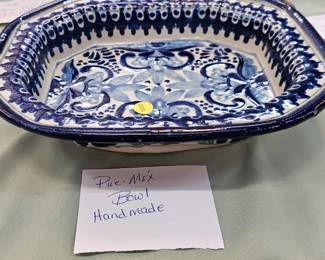 HANDMADE BOWL BLUE