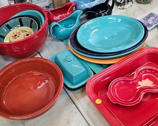 LOT OF FIESTA DISHES