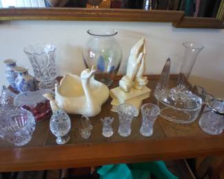 crystal and collectible glassware