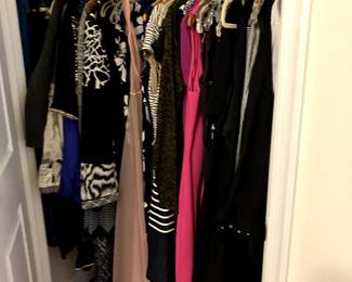 Closets are full - beautiful clothes