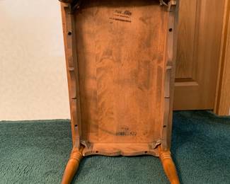 Mid-Century Ethan Allen Solid Maple and Birch Step (2 tier) End Tables - American Traditional