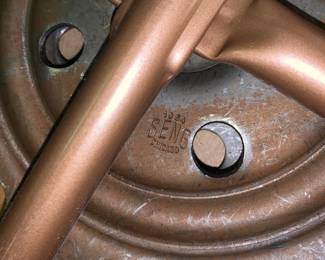 Vintage Mid Century Modern Seng Chicago Swivel Chairs