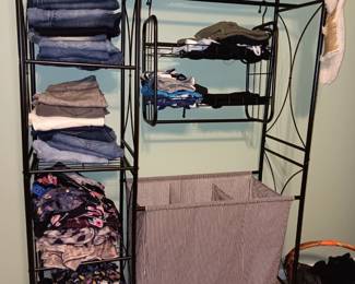 Black Metal Clothes Rack