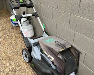 56V power mower in excellent condition.