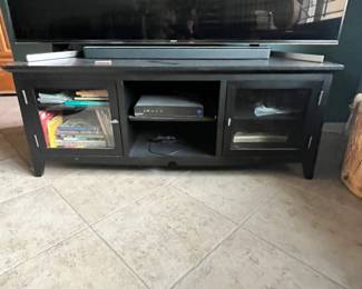 Low profile entertainment console.