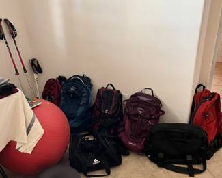 Luggage/backpacks.