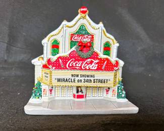 Coca-Cola Brand Holiday Collectible - "Miracle on 34th Street" Theater Building