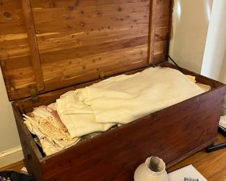 ANTIQUE CEDAR CHEST