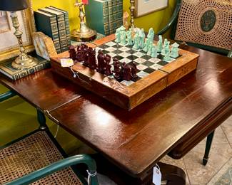 Vintage Asian Inspired Chess Set