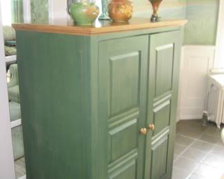 Painted Ethan Allen cabinet