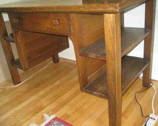 Arts and Crafts Mission oak desk