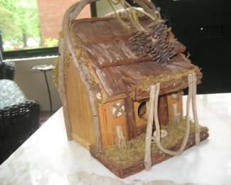 Rustic bird house