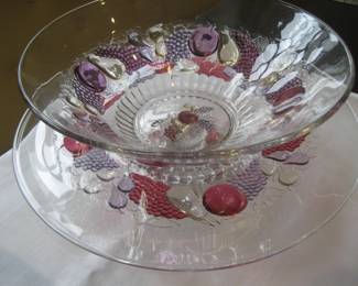 Della Robbia serving pieces by Westmoreland