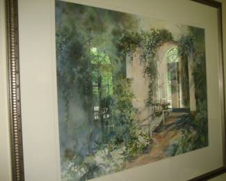 Framed signed original art 