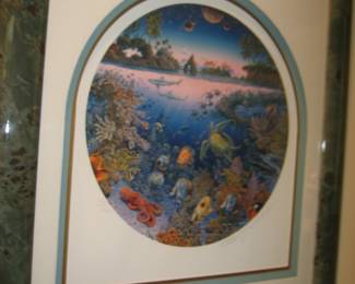 Aquatic-themed original art