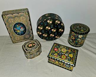 Russian decor boxes