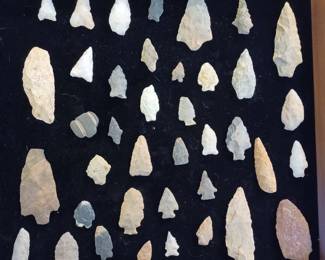 North Carolina hand picked arrowheads