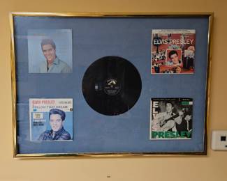 78 and 45's Elvis records