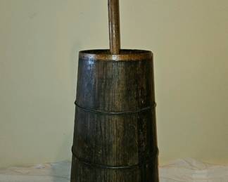 Antique churn/dasher