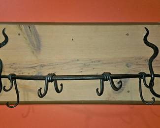 Unique Western iron work rack