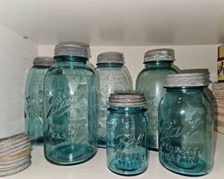 Blue jars