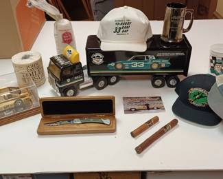 Assorted racing collectibles