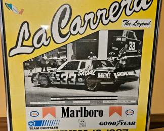 Rare 1987 La Carrera Costa a Costa road race poster.