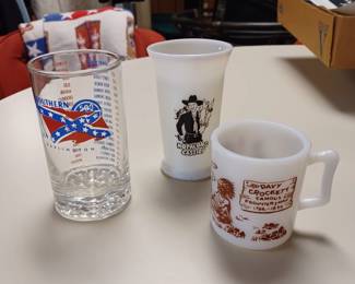 Collectible mug and glasses