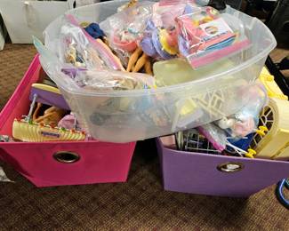 Barbie and accessories 