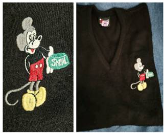 Skoal-Mickey V neck sweater