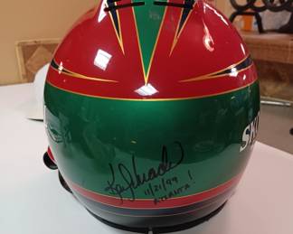 Race car driver Ken Schader signed helmet 1999 Atlanta