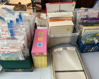 Vintage cards and stationary
