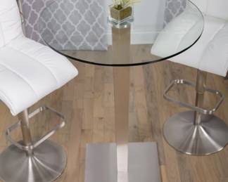 Glass Pub Table New in Box