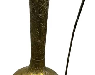 Vintage Solid Brass Pitcher