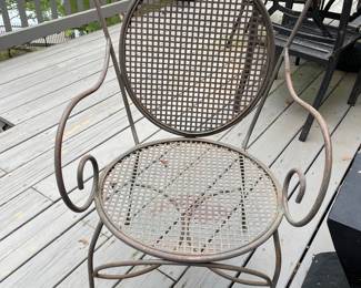Wrought Iron armchair
