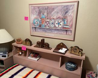 Vintage Southwestern framed art
