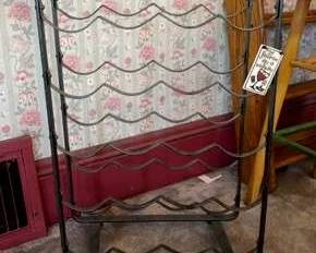 Wrought Metal Wine Rack
