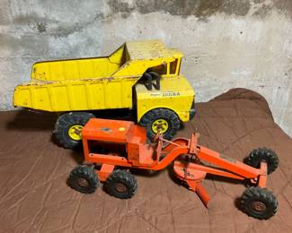 Tonka Mighty Dump Truck Structo Road Grater