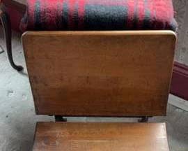 Vintage Students Desk A Pendleton Blanket