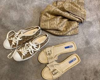 Coach Sneakers, Women 9.5 And Michael Kors Scarf s
