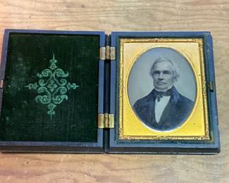 Antique Single Daguerreotype In Case