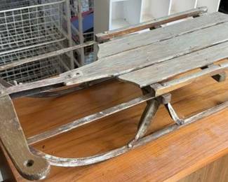 Antique Wood Sled