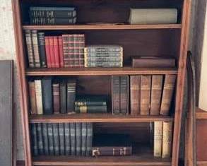 Vintage Wood Bookcase